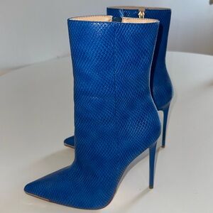 Blue boots